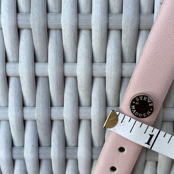 Steve Madden Soft Pink Belt - Picture 6 of 6